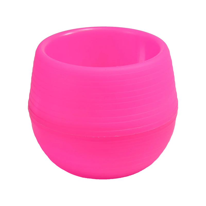 Creative Eco-friendly Colourful Mini Round Plastic Plant Flower Pot Garden Home Office Decor Planter Flower Pots