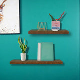 Wooden Plant Shelves Journals Rack Bedroom Hanging Floating Shelf Bedroom Shelves Wall Storage Rack Living Room Decoration