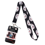 Killer Halloween Horror Movie Lanyard for Keychain ID Card Cover Passport Student Phone USB Badge Holder