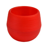 Creative Eco-friendly Colourful Mini Round Plastic Plant Flower Pot Garden Home Office Decor Planter Flower Pots