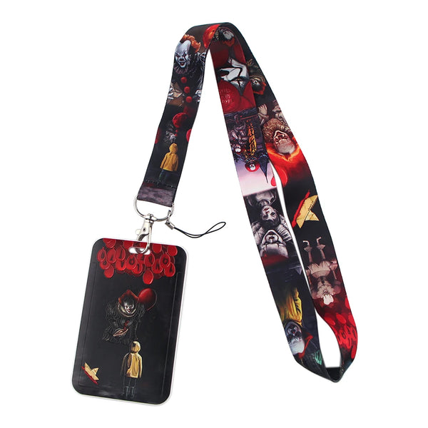 Killer Halloween Horror Movie Lanyard for Keychain ID Card Cover Passport Student Phone USB Badge Holder