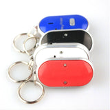 LT Wireless Whistle Key Finder Keychain Electronic Anti-Theft Ellipse Plastic Key Search Anti-Lost Device Car Keyrings Q-045