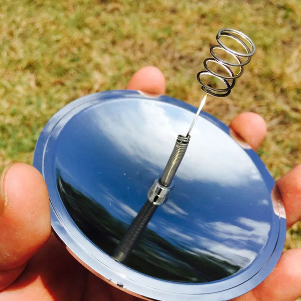 Concave Mirror Outdoor Survival Fire Solar Spark Lighter Emergency Fire Starter Tool Camping Hiking Accessories Supplies