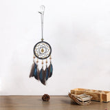 Feather Dream Catcher Indian Style Wall Hanging Wind Chimes For Car Ornaments Room Decor with Rattan Bead Dreamcatchers