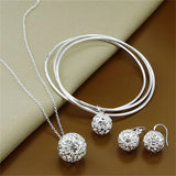 Fine Jewelry Set 925 Sterling Silver Sideways Snake Chain Bracelet Necklace Sets For Women Men Fashion Charm Jewelry Gift