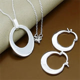 Fine Jewelry Set 925 Sterling Silver Sideways Snake Chain Bracelet Necklace Sets For Women Men Fashion Charm Jewelry Gift