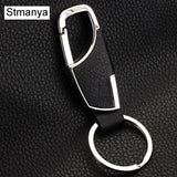 Fashion Leather key Chain New Men Women Metal Waist Hanging KeyChain Best Gift Key Ring jewelry