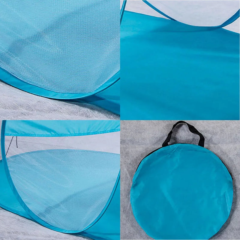Foldable Tent Awning Sunshade Camping Canopy Sun Shelter Folding Beach Tents For Summer Beach Hiking Camping Nature Hike Tent