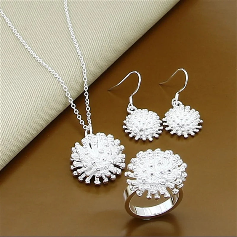 Fine Jewelry Set 925 Sterling Silver Sideways Snake Chain Bracelet Necklace Sets For Women Men Fashion Charm Jewelry Gift