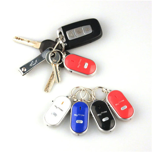 LT Wireless Whistle Key Finder Keychain Electronic Anti-Theft Ellipse Plastic Key Search Anti-Lost Device Car Keyrings Q-045