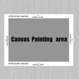 Abstract Oil Painting Print on Canvas Painting White Flower Posters and PrintsModern Floral Wall Art for Living Room Decor