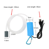 Anti-slip Aquarium Fish Tank Oxygen Air Pump Fish Tank Accessories Aquatic Terrarium Filter Mute Energy Saving Supplies Mini USB