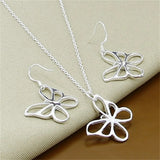 Fine Jewelry Set 925 Sterling Silver Sideways Snake Chain Bracelet Necklace Sets For Women Men Fashion Charm Jewelry Gift