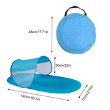 Foldable Tent Awning Sunshade Camping Canopy Sun Shelter Folding Beach Tents For Summer Beach Hiking Camping Nature Hike Tent