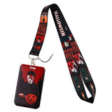 Killer Halloween Horror Movie Lanyard for Keychain ID Card Cover Passport Student Phone USB Badge Holder