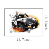 3D Supercross Vehicle Wall Stickers Wild jeep Broken Wall Poster Wall Art Car Decal Kids Room Decoration murals Boys Favors