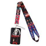 Killer Halloween Horror Movie Lanyard for Keychain ID Card Cover Passport Student Phone USB Badge Holder