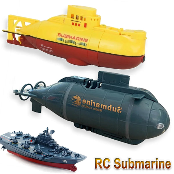 Mini RC Submarine shark Speed Remote Control Boat Waterproof Diving military Toy Simulation Model Bath Tub gifts for kids Ship