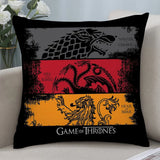 TV-G-GamES Of T-ThroneS Pillow Case Short Plush Pillow Covers Sofa Decorative Gift Home Double-sided Printing Cushion Cover