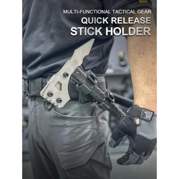 Multifunctional Stick Holder Tacical Adjustable Molle Clip Samurai Knife Tools Cover Portable Outdoor Survival Gear For Belt