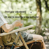 Naturehike Camping Chair Integrated Quick Opening Folding Adjustable Recliner Beach Outdoor Fishing Picnic Portable Camping Gear