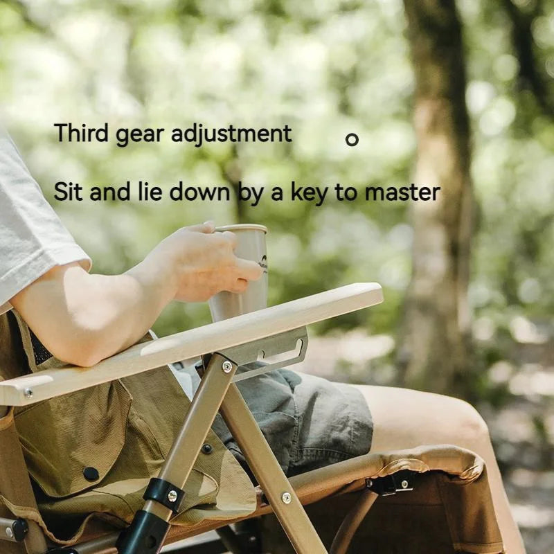 Naturehike Camping Chair Integrated Quick Opening Folding Adjustable Recliner Beach Outdoor Fishing Picnic Portable Camping Gear