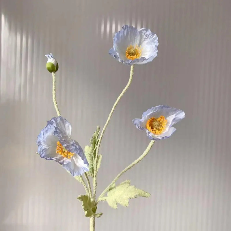 4 Head Artificial Flowers Bouquet Poppy Fake Flowers For Home Decor Garden Party Wedding Decoration Diy Accessories