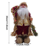 New Year 2025 Christmas Decorations For Home Height 30Cm 45Cm Santa Claus Doll Children'S Gifts Window Ornaments Navidad