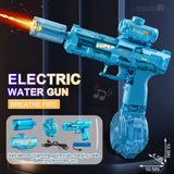 Children High Pressure Electric Water Gun Toys Summer Outdoor Beach Pool Garden Fight Games Kids Automatic Bursts Watergun Gifts
