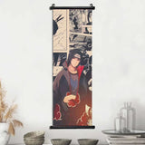 Akatsuki Hot Japanese Anime Poster Scroll Canvas Wall Hanging Painting Home Decor Itachi  Art Room Decoration Kid Gift Didara