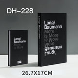 Fashion Fake Books Decoration Luxury Decorative Book Designer Living Room Decoration Simulation Books Home Decor Gifts