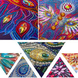 CHENISTORY 5D DIY Diamond Painting Kit Princess and Unicorn DIY Partial Special Shaped Drill Handmade Diamond Mosaic Art Gift