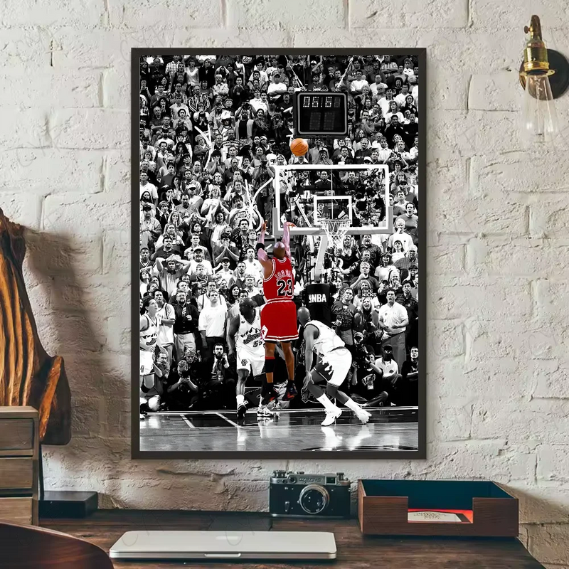 M-Michael J-Jordan Poster HD art sticky wall waterproof home living room bedroom bar aesthetic decoration