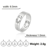 Skyrim Stainless Steel Spider Ring for Men Women 6MM Wide Finger Rings 2025 Hip Hop Punk Jewelry Birthday Gift for Lover Friend
