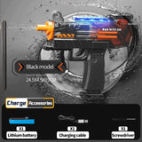 Electric UZI Flamethrower Water Gun Toy High-Power Full Automatic Water Shooter Outdoor Games for Kids Adults Summer Fun Toys