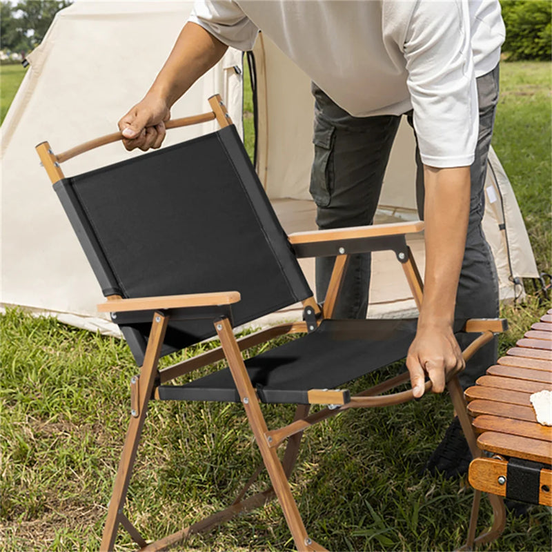 Portable Foldable Chair Aluminum Alloy Picnic Fishing Chair Light Camping Equipment Beach Table Chairs Camping Backrest Armchair