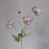 4 Head Artificial Flowers Bouquet Poppy Fake Flowers For Home Decor Garden Party Wedding Decoration Diy Accessories
