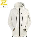 Spring Autumn Men's Windbreaker Fashion Outdoor Mountaineering Travel Windproof Waterproof Hooded Jacket Slim Fit Versatile Coat