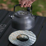 WELLHIKE Camping Cookware Set with Water Kettle Portable Camping Stove Tableware Pot Outdoor Fishing Camping Kitchen Supplies