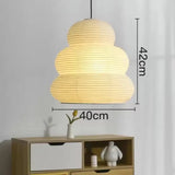 Noguchi pendant light Janpanese Akari Rice pendant Lamp for Bedroom Living Room hotel Stairs loft Rice Paper Suspend Chandelier