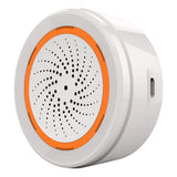 Tuya Smart Siren Alarm Sensor Sound Light Alert USB Smart Sensor For Home Security USB Cable Power Works With Alexa Google Home