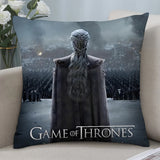 TV-G-GamES Of T-ThroneS Pillow Case Short Plush Pillow Covers Sofa Decorative Gift Home Double-sided Printing Cushion Cover