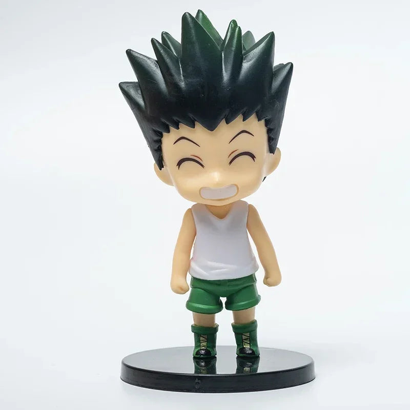 Random 1Pc 10cm Hunter x Hunter Action Figure Toys PVC Cartoon Jay Flix Hisoka Kurapika Model Animation Doll Toys Kid Gift
