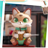 Anime New Cassy Cat Drinks Series Mystery Box Anime Original Figure Collection Model Desktop Ornaments Doll Toys