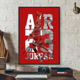 M-Michael J-Jordan Poster HD art sticky wall waterproof home living room bedroom bar aesthetic decoration