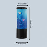 Jellyfish Lava Lamp, Aquarium Ocean Night Lights，7Colors LED Jellyfish Mood Lights With For Home Bedroom Desktop Decoration Gift