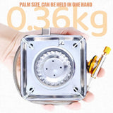 Portable Camping Stove Mini Heater Gas Stove Cookware Foldable Outdoor Gas Burner Barbecue Camping Equipment Camping Furnace