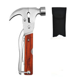 Multi-function Axe Hammer Portable Outdoor Tool Stainless Steel Car Rescue Hammer Window Breaker for Hiking Climbing  Fishing