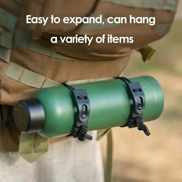 Backpack Hiking Stick Holder Walking Stick Fixing Bungee Buckle Attachment Walking Stick Fixing Rope Walking Pole Fixing Buckle