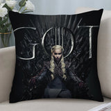 TV-G-GamES Of T-ThroneS Pillow Case Short Plush Pillow Covers Sofa Decorative Gift Home Double-sided Printing Cushion Cover